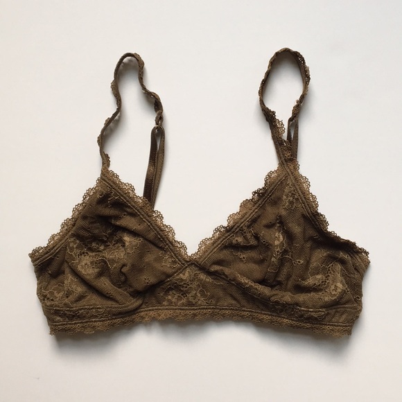 Forever 21 Other - 🍷Forever 21 Green Lace Bra Lightly Lined Sz S